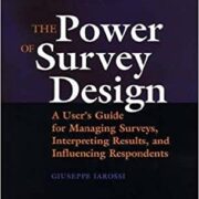 عرض أهم نقاط كتاب: قوة تصميم المسح: دليل المستخدم لإدارة المسوح